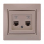 Διπλη Πριζα τηλεφωνου Mira